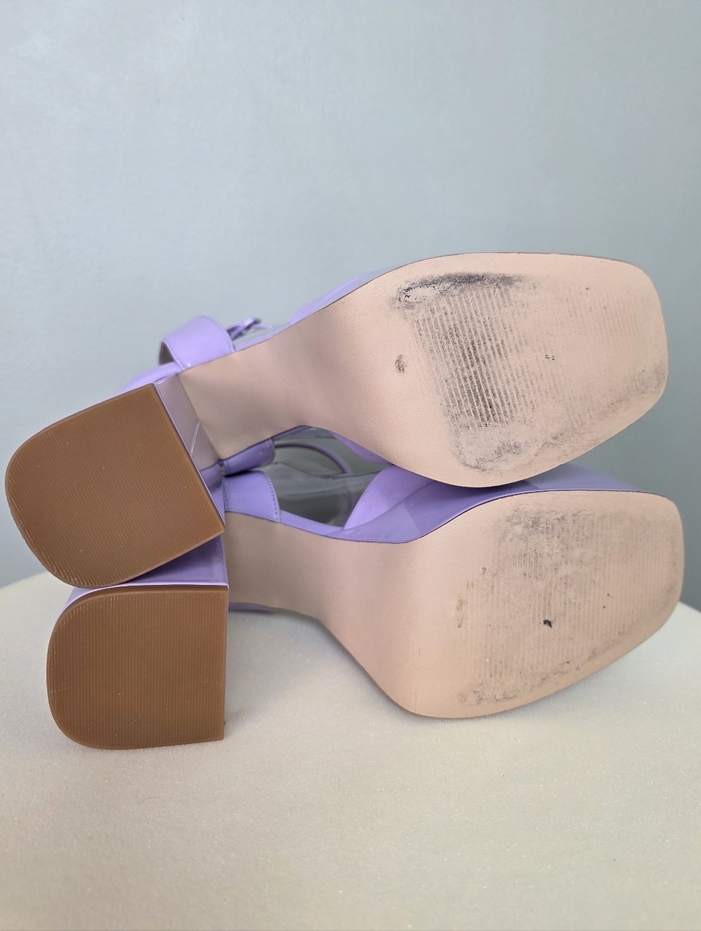 BP. Danni Platform Pump Square Toe, Lilac Purple – Size 7.5M - Great Condition! - Picture 4 of 16